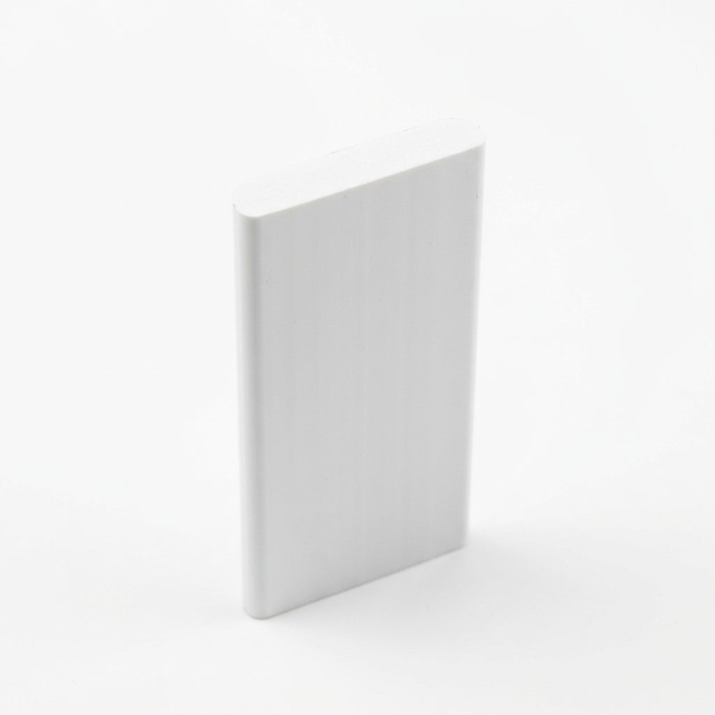 Flexible Plastic Edging White 25mm x 30m Length - Single Roll (Pack of 1)