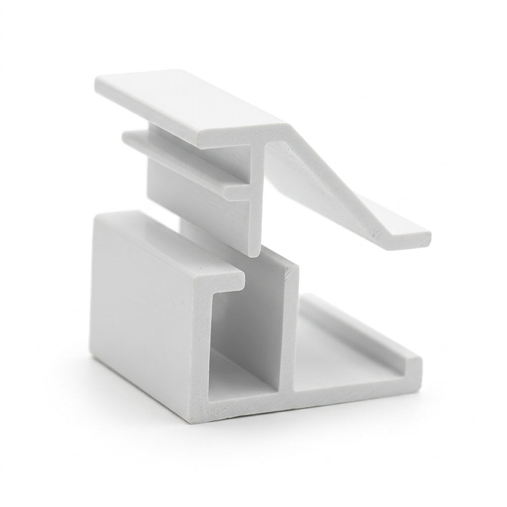 2mm White Secondary Glazing Edging - 10 x 2.44m Lengths