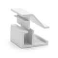 2mm White Secondary Glazing Edging - 10 x 2.44m Lengths