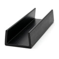 19mm Plastic Clip On Flat Vanilla - Pack of 12, 2.44m Each