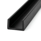 16mm Plastic Clip On Flat Vanilla - Pack of 12, 2.44m Each