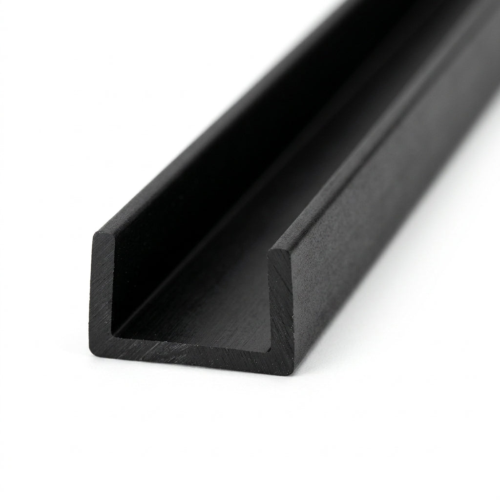 16mm Plastic Clip On Flat Vanilla - Pack of 12, 2.44m Each