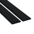 16mm Black Flat Rigid Plastic Edging - 16 x 1.83m Lengths
