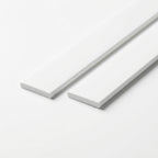 16mm White Rigid Plastic Edging - 16 x 1.83m Lengths