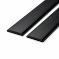 20mm Flat Rigid Plastic Edging Black - 16 x 1.83m Lengths