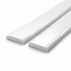 White Rigid PVC Edging Strip - 20mm x 16 x 1.83m Lengths