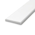25mm Flat Rigid Plastic Edging White - 16 x 1.83m Lengths