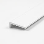 16mm Lipped Plastic Edging White - 16 x 1.83m Lengths