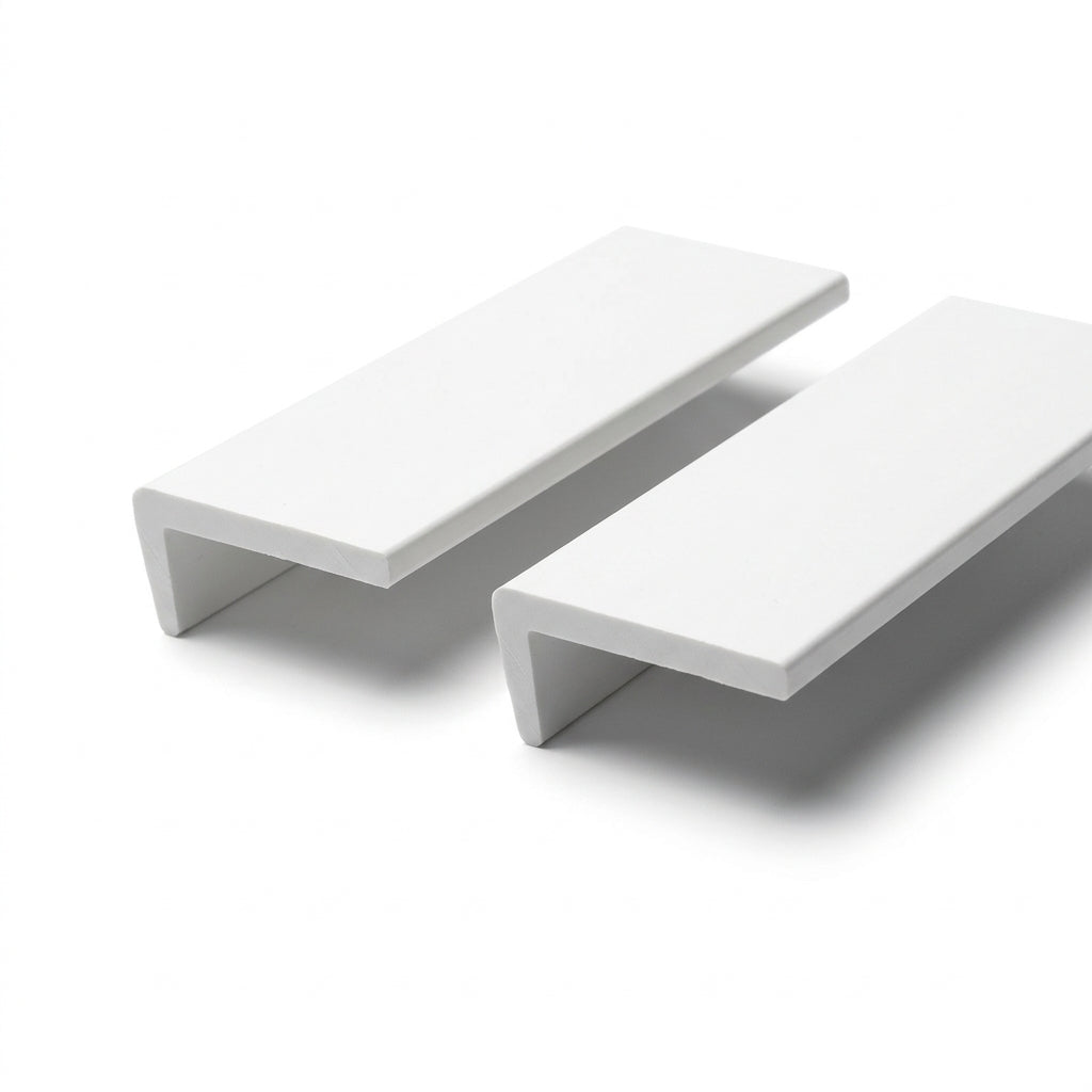 White Lipped Edging for Worktops - 20mm x 16 x 1.83m Lengths