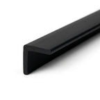 25mm Lipped Plastic Edging Black - 16 x 1.83m Lengths