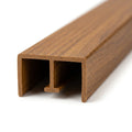 16mm Rigid PVC Sliding Track Teak - 6 x 2.44m Lengths