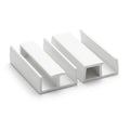 16mm Plastic Bottom Track White - 6 x 2.44m Lengths