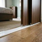 Sliding Door Track - 12.5mm White PVC, Pack of 12 x 2.44m Lengths