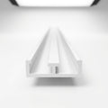White 8mm Plastic Double Track Centre Leg - 12 x 2.44m Lengths