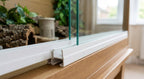 Double Channel Base Track - 4mm White PVC - 12 x 2.44m Lengths