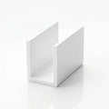 Plastic Single Sliding Track White - 12.5mm x 12 x 2.44m Lengths