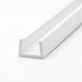 12.5mm Plastic Bottom Track White - 12 x 2.44m Lengths