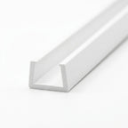 12.5mm Plastic Bottom Track White - 12 x 2.44m Lengths