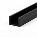 Sliding Track - 17.5mm Black PVC, Pack of 12, 2.44m Each