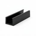 Rigid PVC Black Single Sliding Track - 6mm x 12 x 2.44m Lengths