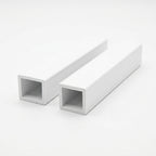 White 6mm Rigid PVC Single Sliding Track - 12 x 2.44m Lengths