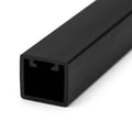 4mm Rigid PVC Single Sliding Track Black - 12 x 2.44m Lengths
