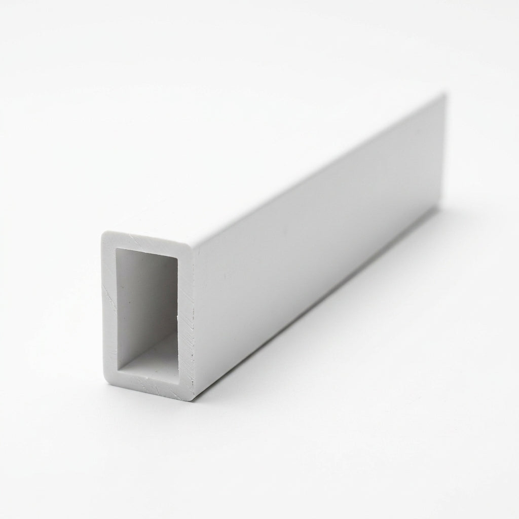 4mm Plastic Top Track White - 12 x 2.44m Lengths