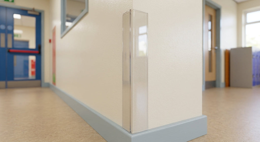 Clear Plastic Angle - 25mm x 12 x 1m Lengths