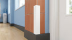 White 25mm PVC Plastic Angle - Pack of 10, 1m Lengths