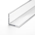 Clear PVC Plastic Angle 19mm - Pack of 12, 2.44m Each