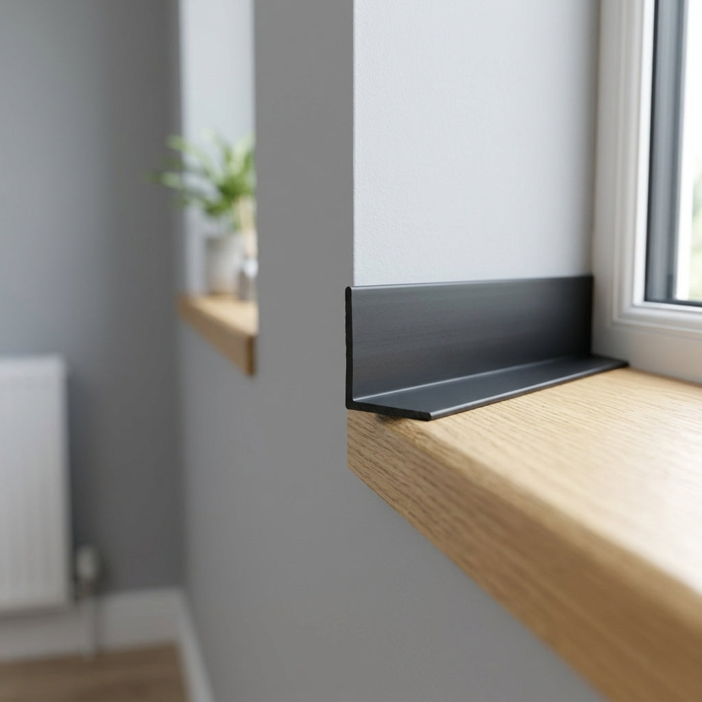 Vanilla 19mm PVC Corner Trim - Pack of 12, 2.44m Each