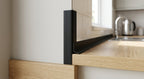 Black PVC Plastic Angle 16mm - Pack of 12, 2.44m Lengths