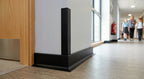 Black 12.5mm PVC Plastic Angle - Pack of 10, 1m Lengths