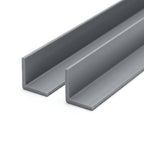 12.5mm Plastic Angle Light Grey - 12 x 2.44m Lengths