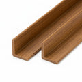 Teak PVC Angle Trim - 12.5mm x 12 x 2.44m Lengths