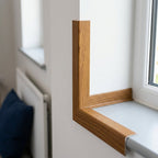 Teak PVC Angle Trim - 12.5mm x 12 x 2.44m Lengths