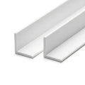 White 12.5mm PVC Plastic Angle - Pack of 10, 1m Lengths