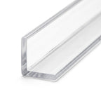 Clear PVC Plastic Angle Trim - 6mm x 12 x 2.44m Lengths