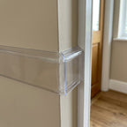 Clear PVC Plastic Angle Trim - 6mm x 12 x 2.44m Lengths