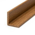 Teak PVC Corner Trim - 6mm x 12 x 2.44m Lengths