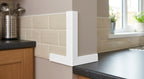 White PVC Corner Trim - 6mm x 12 x 2.44m Lengths