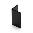 Black 9mm Plastic Angle - Pack of 20, 1m Each