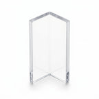 Clear Plastic Angle 9mm - Pack of 20, 1m Each