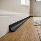 Black PVC Scotia Moulding - 12.5mm Profile, Pack of 12, 2.44m Each