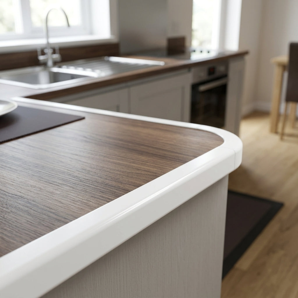 White Lipped Edging Strip - 19mm x 12 x 2.44m Lengths
