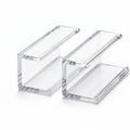 3mm Clear Plastic J Section - Pack of 10, 3m Each