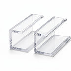 3mm Clear Plastic J Section - Pack of 10, 3m Each