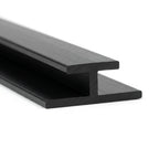 3mm Plastic Butt Joint Vanilla - Pack of 12, 2.54m Each