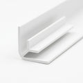 3mm Internal Plastic Corner White - Pack of 12, 2.54m Each