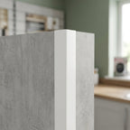 3mm Internal Plastic Corner White - Pack of 12, 2.54m Each